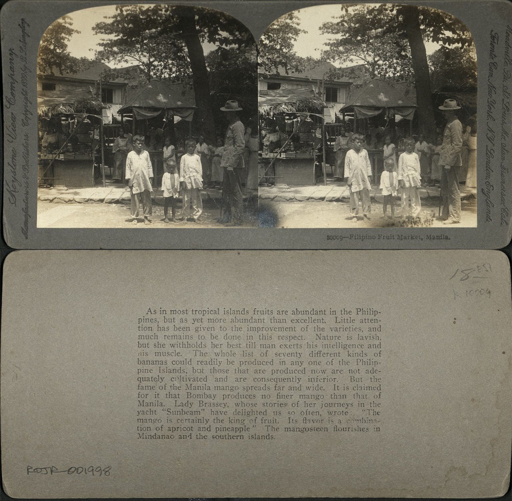 Filipino Fruit Market, Manila.
